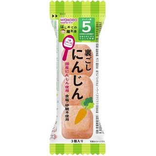 はじめての離乳食裏ごしにんじん