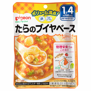 管理栄養士の食育ステップレシピ  鉄Ca たらのブイヤベース 120g