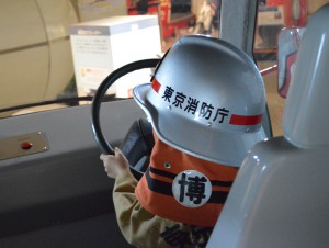消防博物館にある衣装