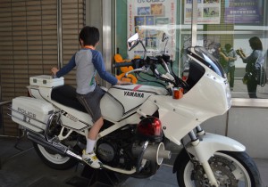 警察博物館のオートバイ