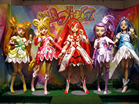 東映アニメーションギャラリーのプリキュアの展示