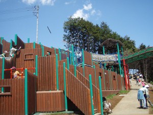 あいかわ公園のアスレチックの画像