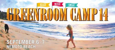 海沿いで音楽を堪能できるGreenroom camp14のポスター画像