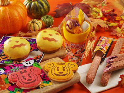 東京ディズニーランドのハロウィンで提供される期間限定プレートのイメージ画像