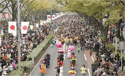 表参道ハロウィンパレードの画像