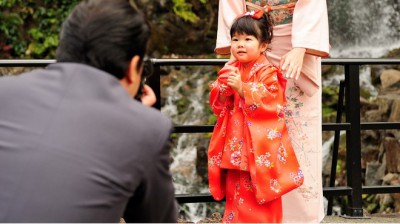 椿山荘で七五三のお祝いのイメージ画像