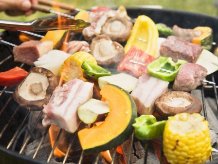 埼玉のサイクリングができる彩湖・道満グリーンパークのBBQ画像