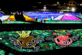 2014イルミネーション東京ドイツ村庭園の画像