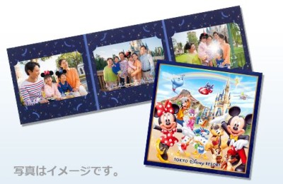 ディズニー年間パス台紙つき写真のイメージ画像