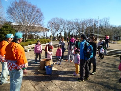 正月行事イベント餅つき大会の画像
