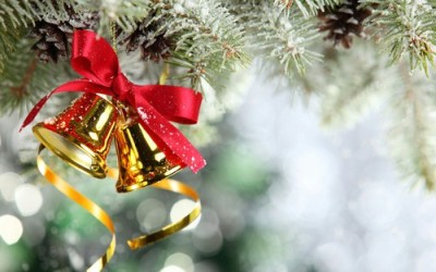 クリスマスのベルを折り紙で折って子連れでおでかけ