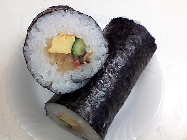 節分恵方巻の具、海苔巻の画像