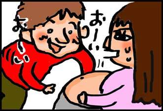 【子育て絵日記4コママンガ】つるちゃんの里帰り|胎児への語りかけ?編
