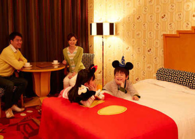ディズニーホテルで誕生日のホテル画像