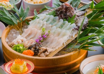 道後温泉おすすめのかんぽの宿の料理画像