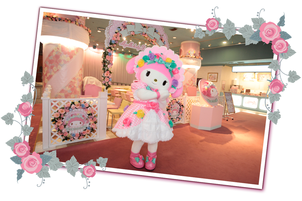サンリオ ピューロランド マイメロ マイメロディ 40周年 ぬいぐるみ My Melody & Kuromi Anniversary Party マスコット(マイメロディ