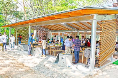 千葉県清水公園バーベキューに子連れでおでかけのイメージ画像