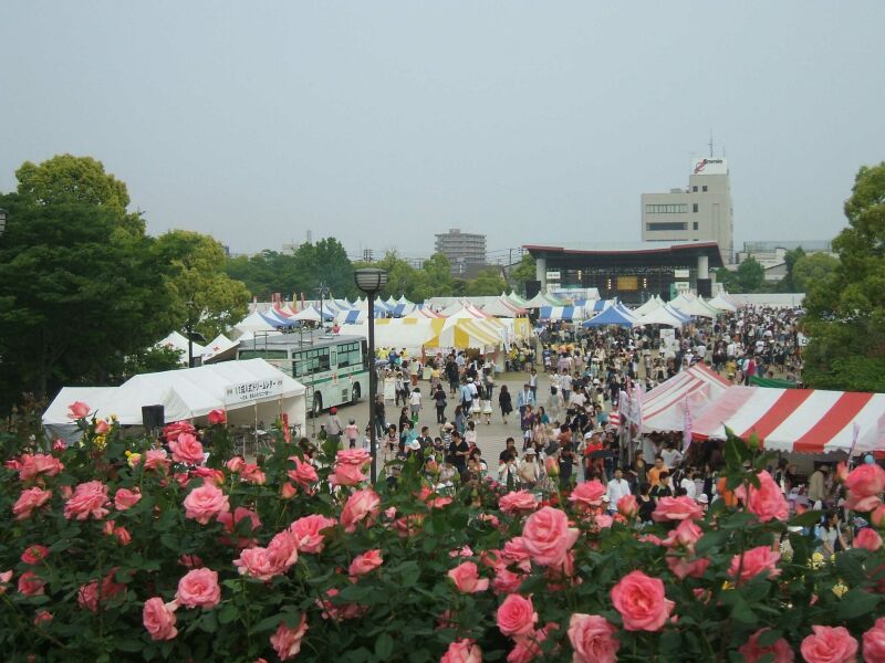 バラ公園福山市の画像