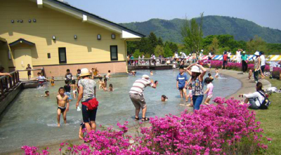 あいかわ公園のじゃぶじゃぶ池の画像
