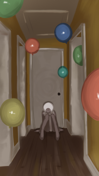 自作 「絶望」 絶望的な時に描いたものです。