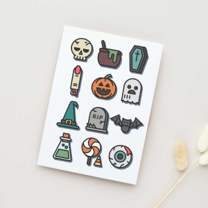할로윈 미니 타투 스티커