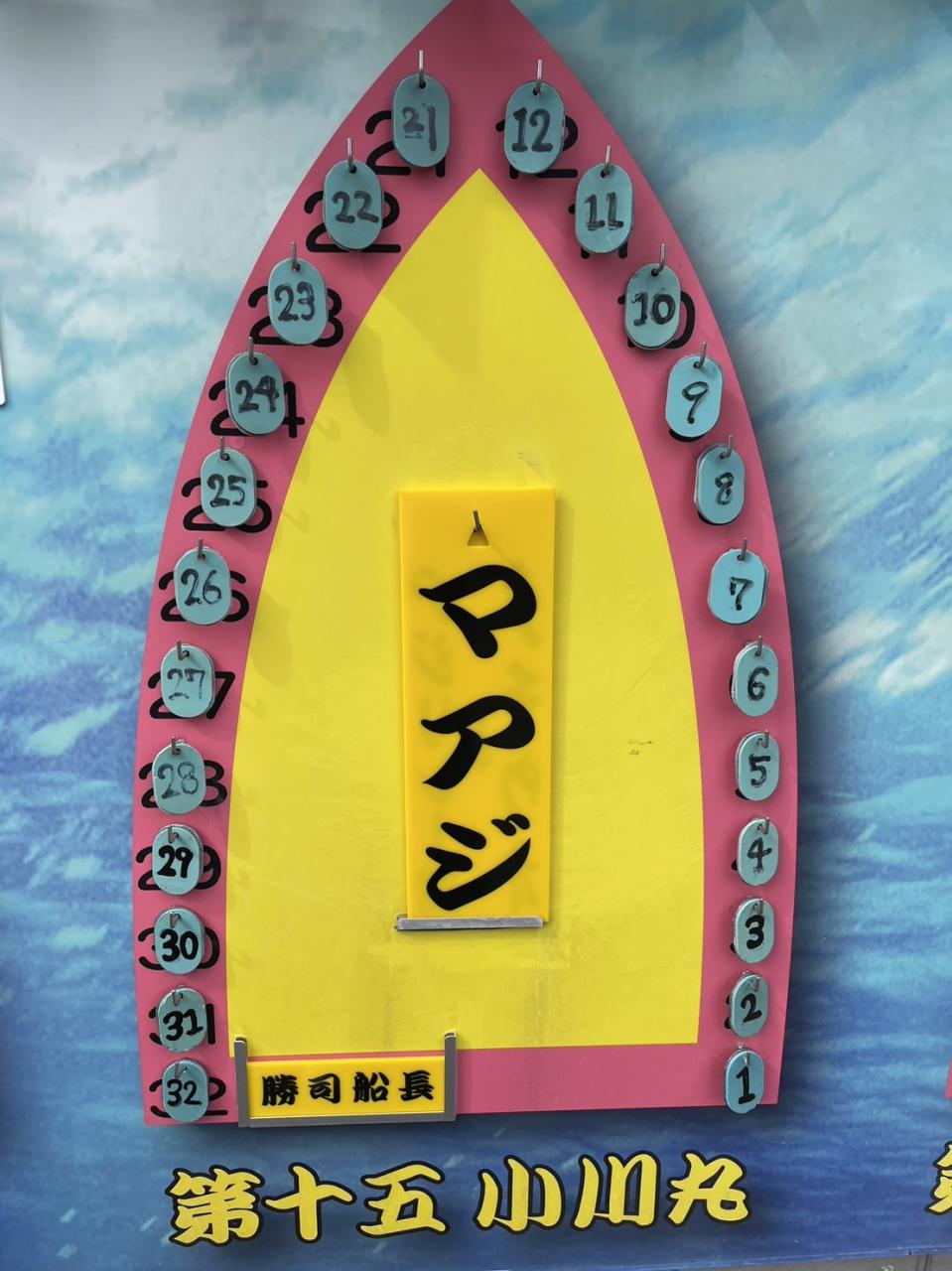 小川丸｜船長札