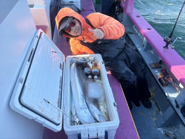 まつ丸（あお）最短 小川丸｜ショートタチウオ2隻目