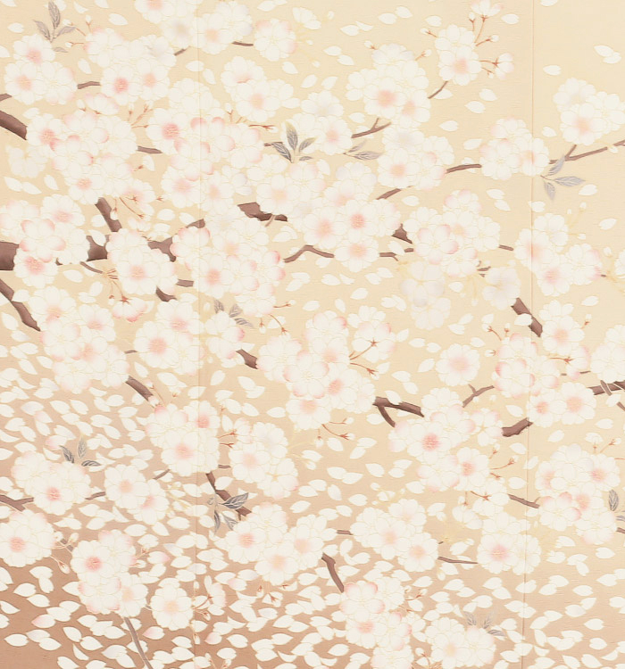 季節の着物「八重桜」訪問着 No.AA-0258-Lサイズのレンタル｜きもの365