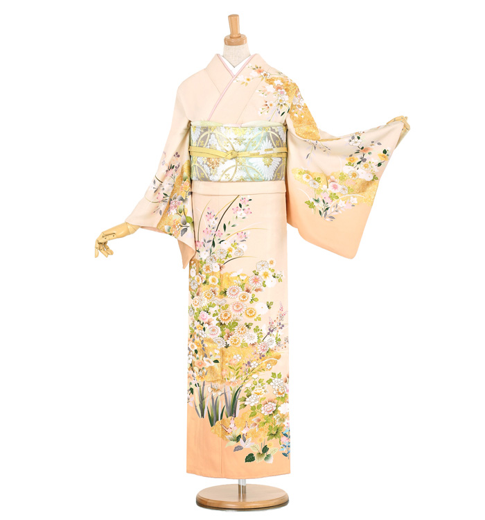 上質訪問着 訪問着 No.AA-0688-Mサイズのレンタル｜きもの365