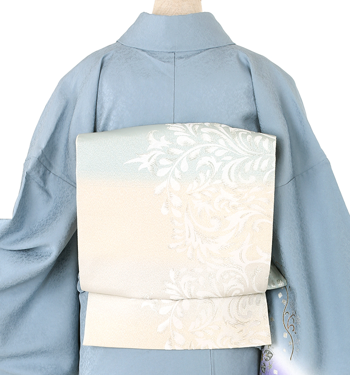 訪問着　フルセット　難あり　さが美　地紙　観世水　練習用　モニター用　着物　P5 rentalhoumongi341-1.jpg