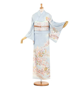 水色の訪問着で人気・おすすめ商品｜着物レンタル・通販【きもの365】