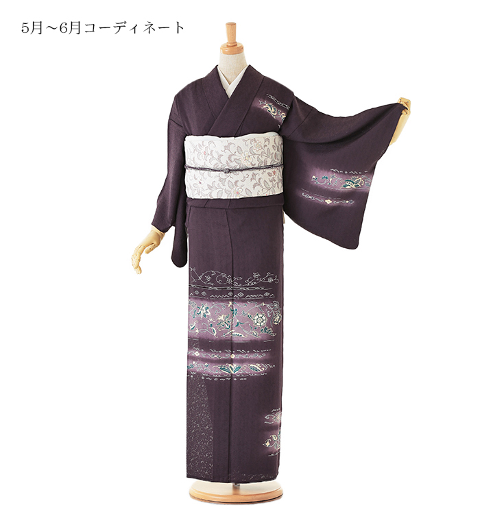 単衣(ひとえ)訪問着 No.AC-0317-Sサイズ