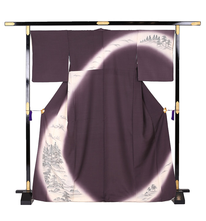 紬 手描友禅作家 訪問着 No.AD-0626-Mサイズ_05