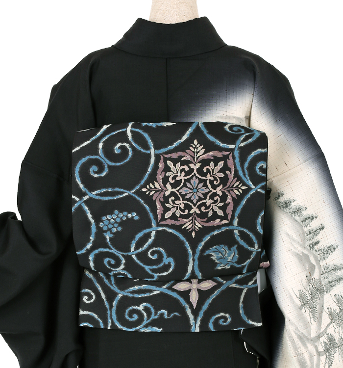 紬 手描友禅作家 訪問着 No.AD-0635-Mサイズ_04