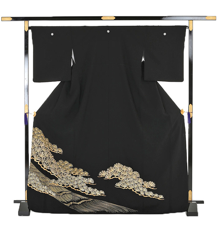 総刺繍 黒留袖 No.CA-0027-Mサイズのレンタル｜きもの365