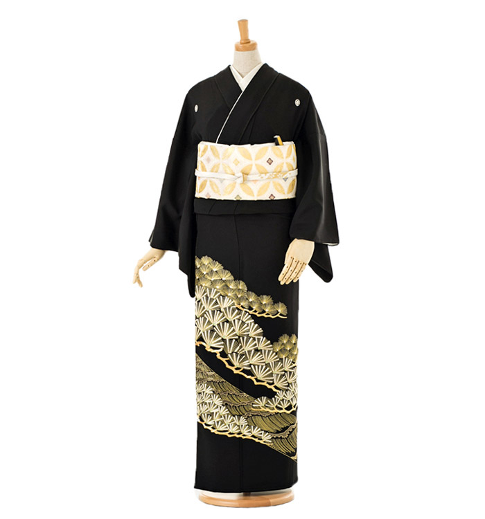 総刺繍 黒留袖 No.CA-0027-Mサイズのレンタル｜きもの365