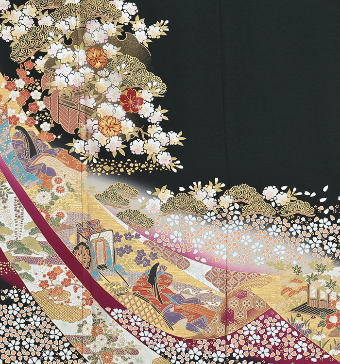 関芳 黒留袖 No.CA-0034-Mサイズ_05