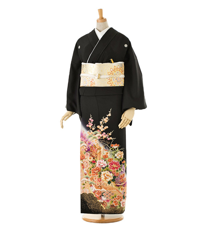 黒留袖 No.CA-0056-Lサイズのレンタル｜きもの365
