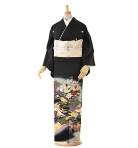 Kansai 黒留袖 No.CA-0111-Mサイズ