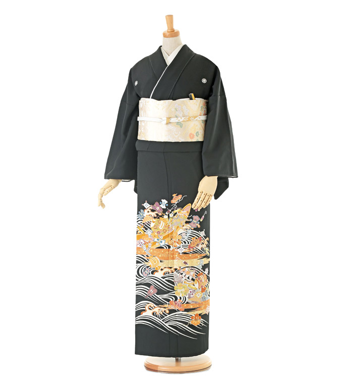黒留袖 No.CA-0135-ワイド-LOサイズ