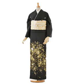 山口美術織物 黒留袖 No.CA-0176-Lサイズ