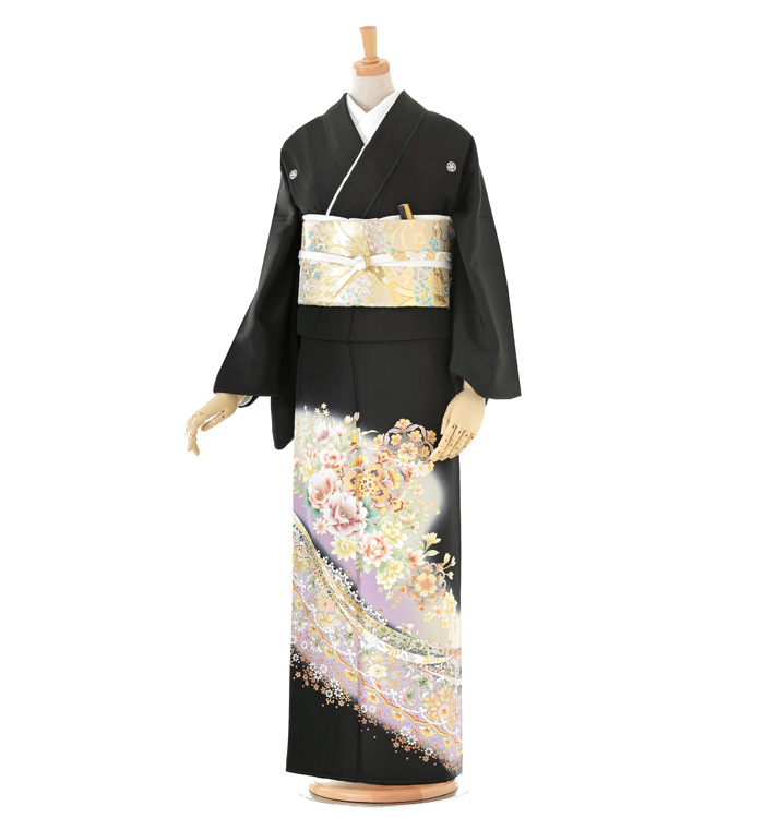 黒留袖 No.CA-0195-トール-LLサイズ