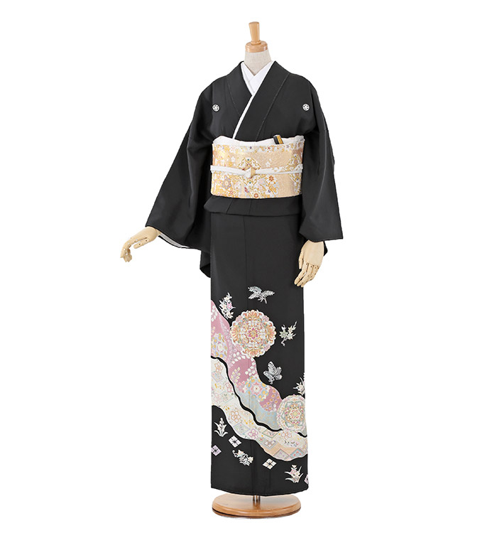 黒留袖 No.CA-0215-ワイド-LOサイズ