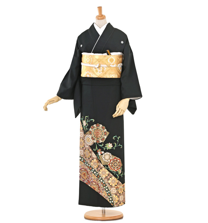 黒留袖 No.CA-0266-ワイド-MOサイズ
