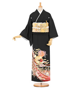黒留袖 No.CA-0277-ワイド-SOサイズ