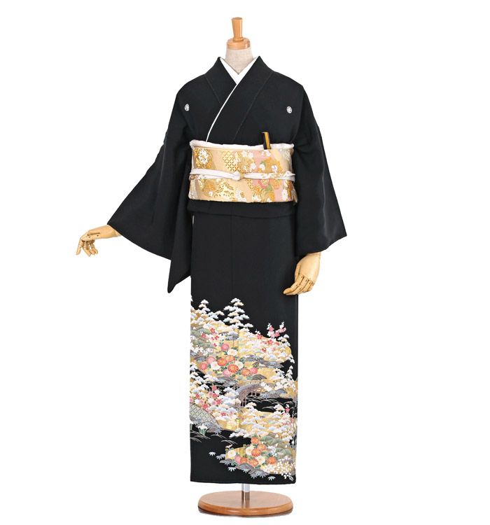 黒留袖 No.CA-0294-ワイド-LOサイズ