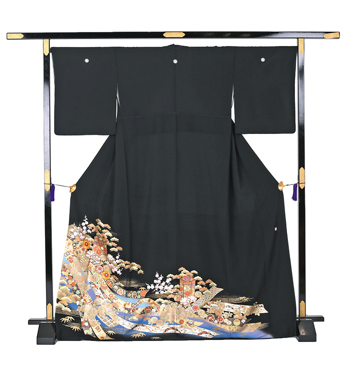 関芳 黒留袖 No.CA-0308-Mサイズ_03