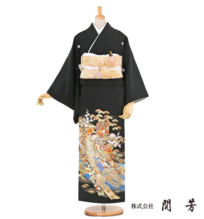 関芳 黒留袖 No.CA-0308-Mサイズの通販｜きもの365 