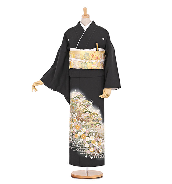 黒留袖 No.CA-0331-トール-LLサイズ
