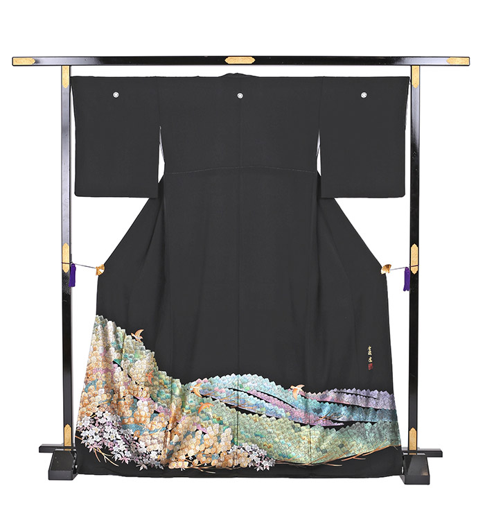 金彩 黒留袖 No.CA-0389-Mサイズのレンタル｜きもの365